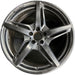 20" MERCEDES GT 16 190 Type; 20x11 5 split spokes black Original OEM Wheel Rim - Front View