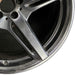 20" MERCEDES GT 16 190 Type; 20x11 5 split spokes black Original OEM Wheel Rim - Close-Up Detail