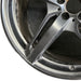 20" MERCEDES GT 16 190 Type; 20x11 5 split spokes black Original OEM Wheel Rim - Back View