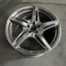 20" MERCEDES GT 16 190 Type; 20x11 5 split spokes black Original OEM Wheel Rim - View 7