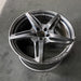 20" MERCEDES GT 16 190 Type; 20x11 5 split spokes black Original OEM Wheel Rim - View 8