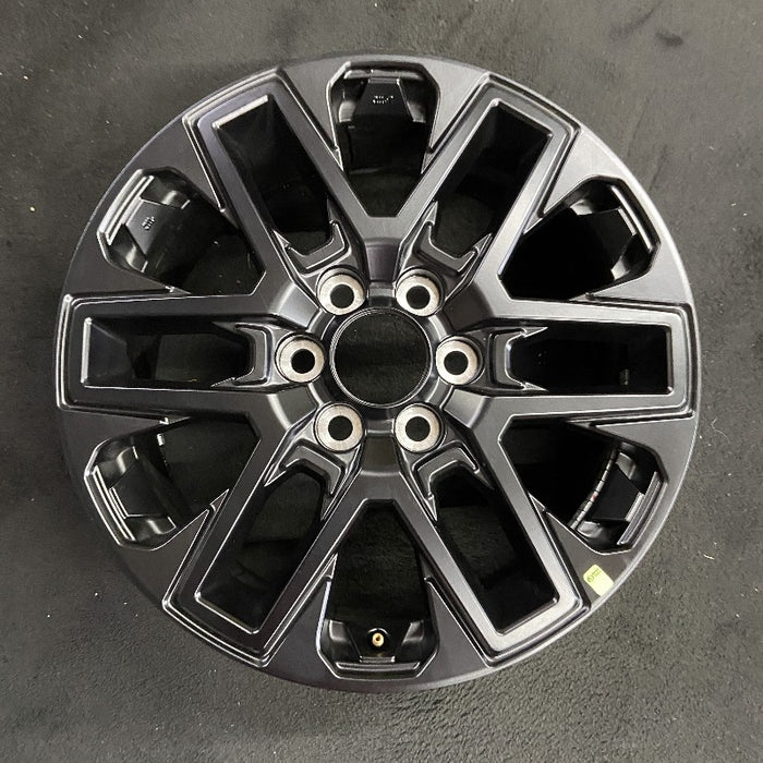 20" SEQUOIA 23-24 20x8 open spoke 6 spoke matte black Original OEM Wheel Rim - Front View