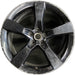 20" CAMARO 12 20x9 rear 5 spoke black opt R45 Original OEM Wheel Rim - Front View