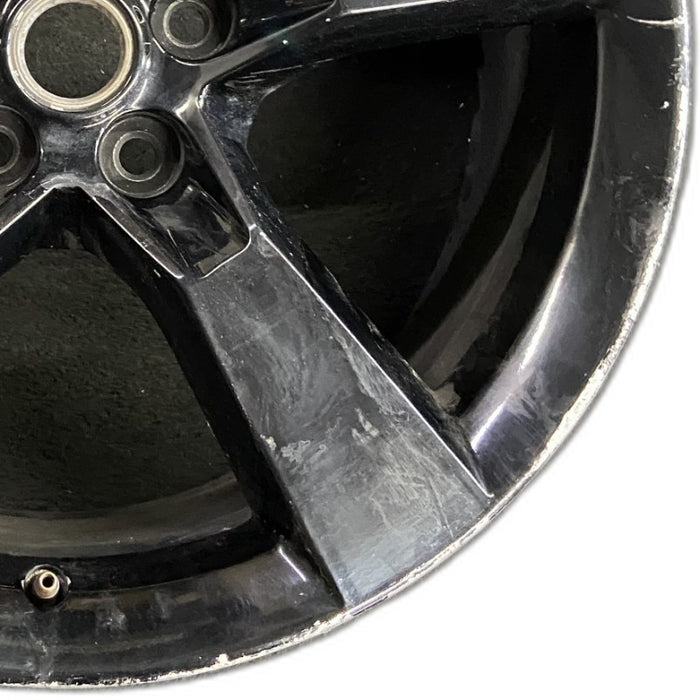 20" CAMARO 12 20x9 rear 5 spoke black opt R45 Original OEM Wheel Rim - Close-Up Detail