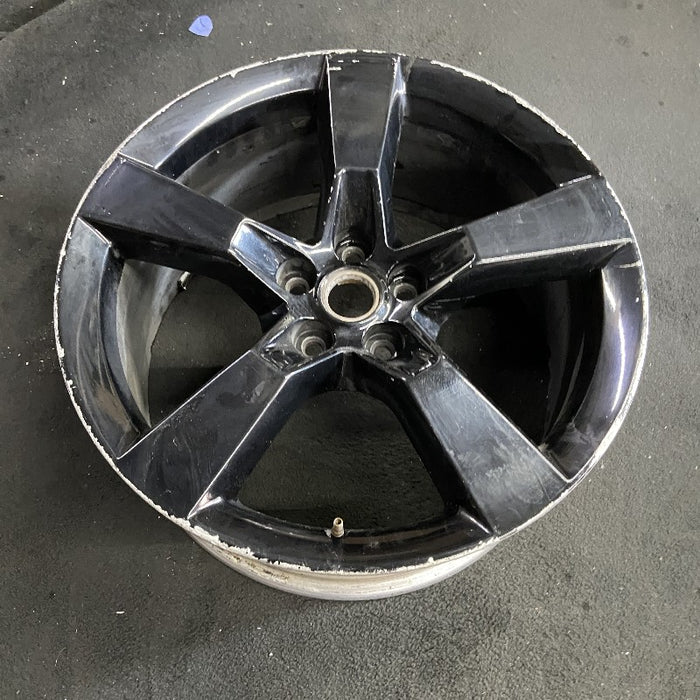 20" CAMARO 12 20x9 rear 5 spoke black opt R45 Original OEM Wheel Rim - View 7