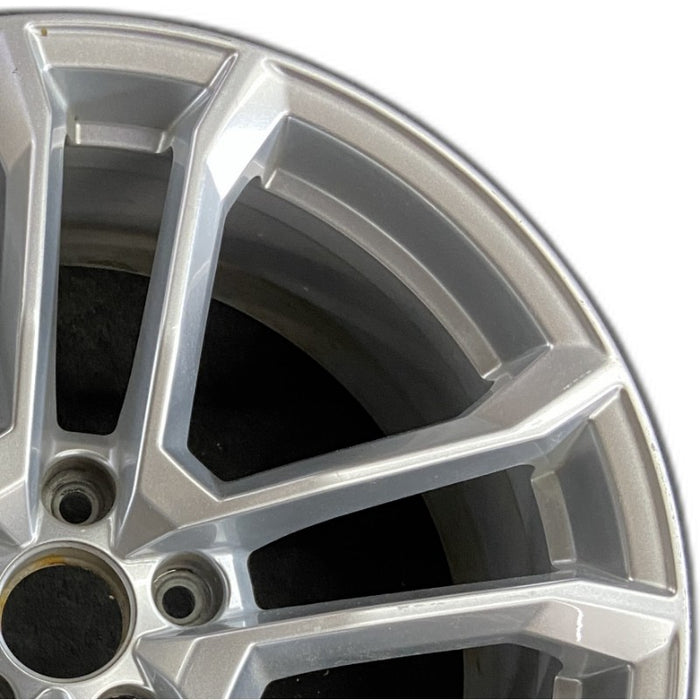 19" AUDI R8 17-18 19x8.5 frt 5 double spoke Original OEM Wheel Rim - Side Profile