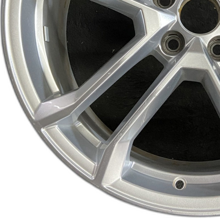 19" AUDI R8 17-18 19x8.5 frt 5 double spoke Original OEM Wheel Rim - Back View