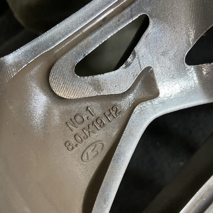 19" GV70 22-24 19x8 alloy twisted spoke Original OEM Wheel Rim