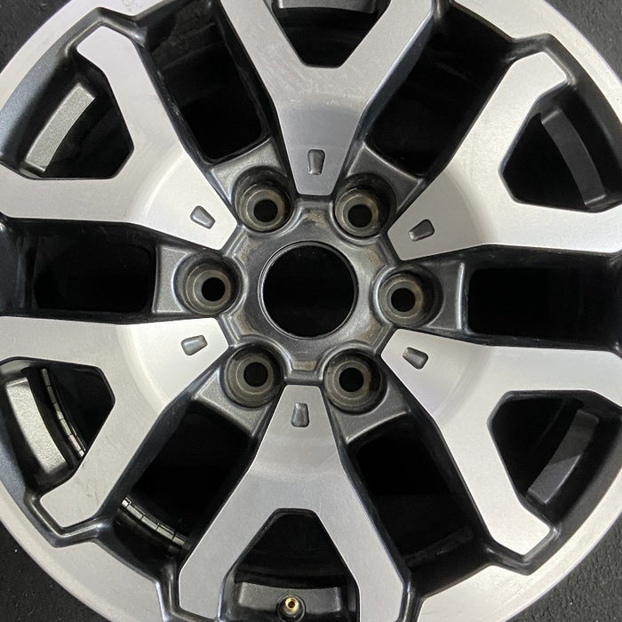 17" FORD F150 RAPTOR 21-23 17x8.5 aluminum 6 spoke V spoke silver Original OEM Wheel Rim