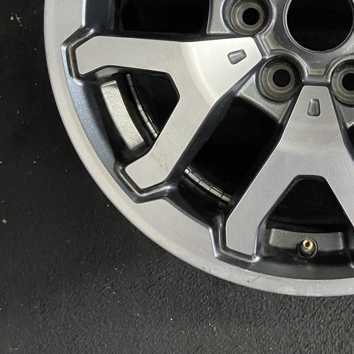 17" FORD F150 RAPTOR 21-23 17x8.5 aluminum 6 spoke V spoke silver Original OEM Wheel Rim