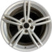 19" CORVETTE 08 19x10 rear 5 double spoke silver opt QG6 Original OEM Wheel Rim - Front View