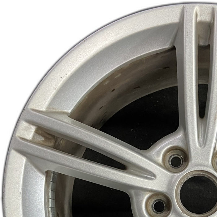19" CORVETTE 08 19x10 rear 5 double spoke silver opt QG6 Original OEM Wheel Rim - Angle View