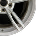 19" CORVETTE 08 19x10 rear 5 double spoke silver opt QG6 Original OEM Wheel Rim - Close-Up Detail