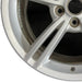 19" CORVETTE 08 19x10 rear 5 double spoke silver opt QG6 Original OEM Wheel Rim - Back View