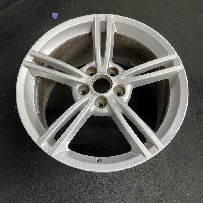 19" CORVETTE 08 19x10 rear 5 double spoke silver opt QG6 Original OEM Wheel Rim - View 7