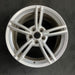 19" CORVETTE 08 19x10 rear 5 double spoke silver opt QG6 Original OEM Wheel Rim - Front View