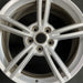19" CORVETTE 08 19x10 rear 5 double spoke silver opt QG6 Original OEM Wheel Rim - Angle View