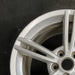19" CORVETTE 08 19x10 rear 5 double spoke silver opt QG6 Original OEM Wheel Rim - Side Profile