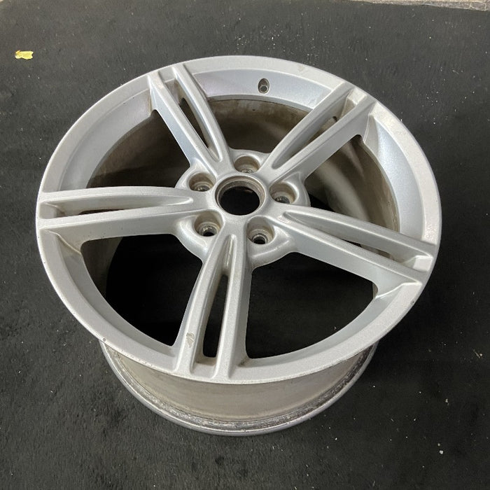 19" CORVETTE 08 19x10 rear 5 double spoke silver opt QG6 Original OEM Wheel Rim - View 8