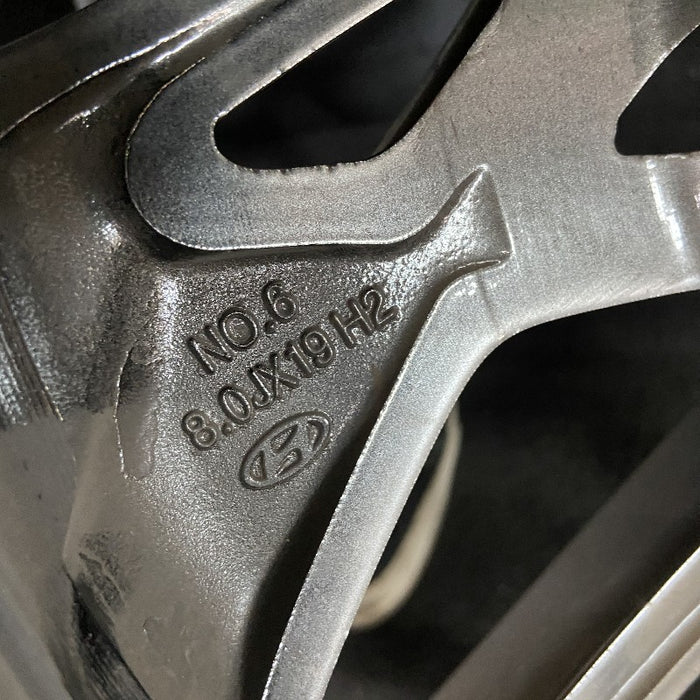 19" GV70 22-24 19x8 alloy twisted spoke Original OEM Wheel Rim