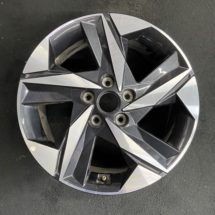 17" ELANTRA 21-23 17x7 Original OEM Wheel Rim - Angle View