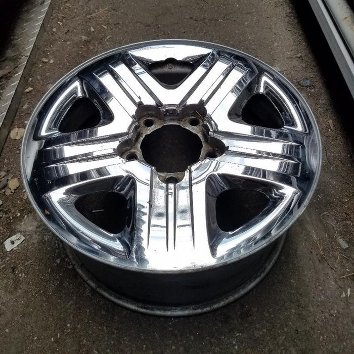 18" TUNDRA 12-13 18x8 steel chrome clad 5 spoke Original OEM Wheel Rim - View 8