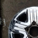 18" TUNDRA 12-13 18x8 steel chrome clad 5 spoke Original OEM Wheel Rim - Side Profile