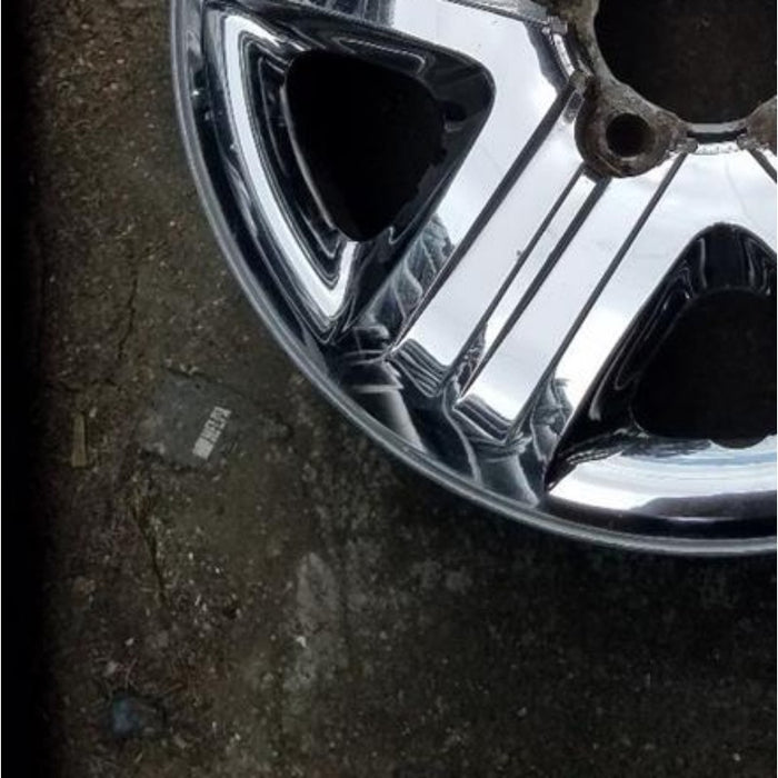 18" TUNDRA 12-13 18x8 steel chrome clad 5 spoke Original OEM Wheel Rim - Additional View