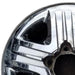 18" TUNDRA 12-13 18x8 steel chrome clad 5 spoke Original OEM Wheel Rim - Angle View