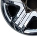 18" TUNDRA 12-13 18x8 steel chrome clad 5 spoke Original OEM Wheel Rim - Back View