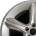 19" MUSTANG 10 19x8.5 TPMS 5 spoke silver Original OEM Wheel Rim - Angle View