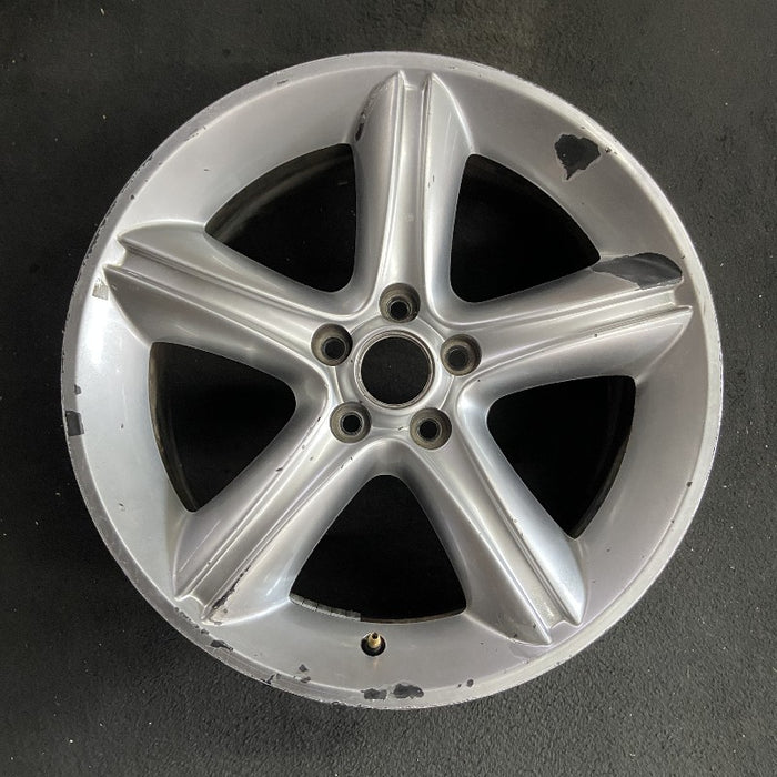 19" MUSTANG 10 19x8.5 TPMS 5 spoke silver Original OEM Wheel Rim - Additional View