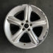 19" MUSTANG 10 19x8.5 TPMS 5 spoke silver Original OEM Wheel Rim - Front View
