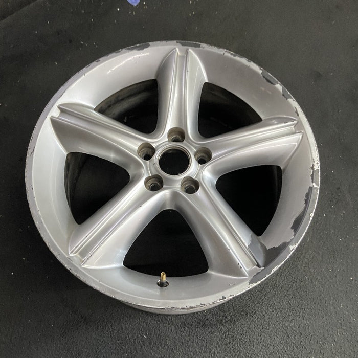 19" MUSTANG 10 19x8.5 TPMS 5 spoke silver Original OEM Wheel Rim - View 7