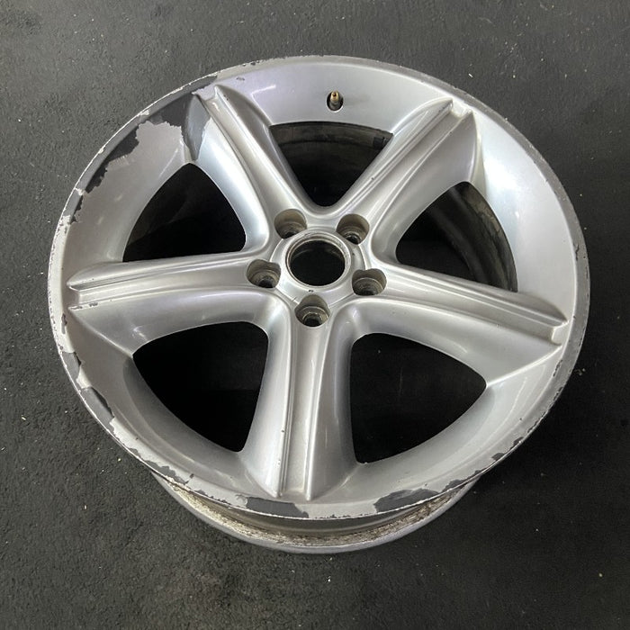 19" MUSTANG 10 19x8.5 TPMS 5 spoke silver Original OEM Wheel Rim - View 8