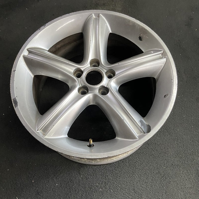 19" MUSTANG 10 19x8.5 TPMS 5 spoke silver Original OEM Wheel Rim - View 7