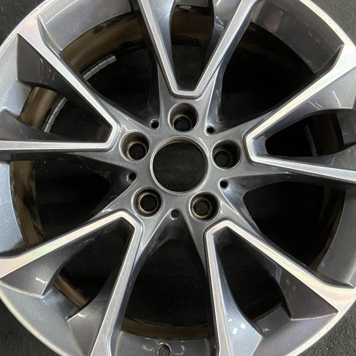 19" BMW X5 14-18 19x9 alloy 5 spoke V spoke narrow spoke Original OEM Wheel Rim