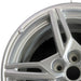 19" CORVETTE 20-22 frt 19x8.5 5 spoke gloss silver opt Q8P Original OEM Wheel - Angle View