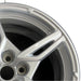 19" CORVETTE 20-22 frt 19x8.5 5 spoke gloss silver opt Q8P Original OEM Wheel - Side Profile