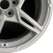 19" CORVETTE 20-22 frt 19x8.5 5 spoke gloss silver opt Q8P Original OEM Wheel - Close-Up Detail