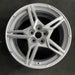 19" CORVETTE 20-22 frt 19x8.5 5 spoke gloss silver opt Q8P Original OEM Wheel - Additional View