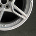19" CORVETTE 20-22 frt 19x8.5 5 spoke gloss silver opt Q8P Original OEM Wheel - Back View