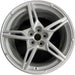 20" CORVETTE 20-22 rear 20x11 5 spoke gloss silver opt Q8P Original OEM Wheel - Front View