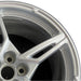20" CORVETTE 20-22 rear 20x11 5 spoke gloss silver opt Q8P Original OEM Wheel - Side Profile