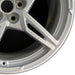 20" CORVETTE 20-22 rear 20x11 5 spoke gloss silver opt Q8P Original OEM Wheel - Close-Up Detail