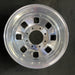 18" SIERRA 3500 PICKUP 24 DRW 18x6.5 rear outer Original OEM Wheel Rim - Front View