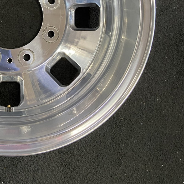 18" SIERRA 3500 PICKUP 24 DRW 18x6.5 rear outer Original OEM Wheel Rim - Back View
