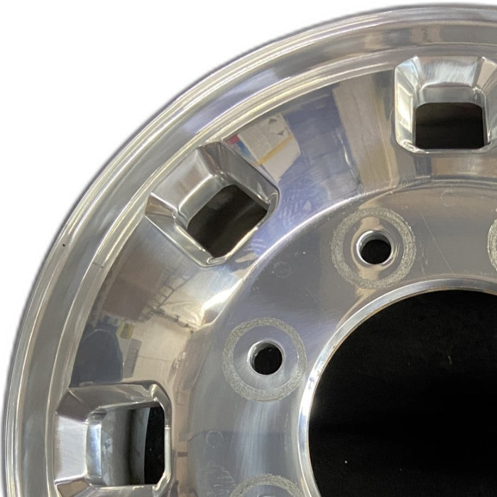 18" SIERRA 3500 PICKUP 24 DRW 18x6.5 frt Original OEM Wheel Rim - Angle View