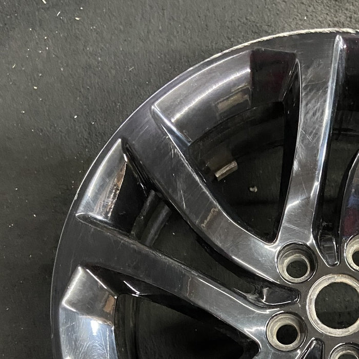 20" DISCOVERY 17-20 20x8.5 alloy 5 spoke slanted V black Original OEM Wheel Rim