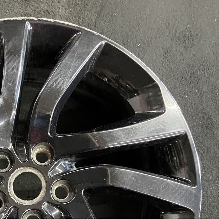 20" DISCOVERY 17-20 20x8.5 alloy 5 spoke slanted V black Original OEM Wheel Rim